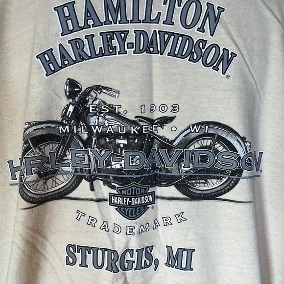 08 HARLEY DAVIDSON Size XXL 2-side 105 Years of Great Motorcycles STURGIS Rally - Picture 12 of 14